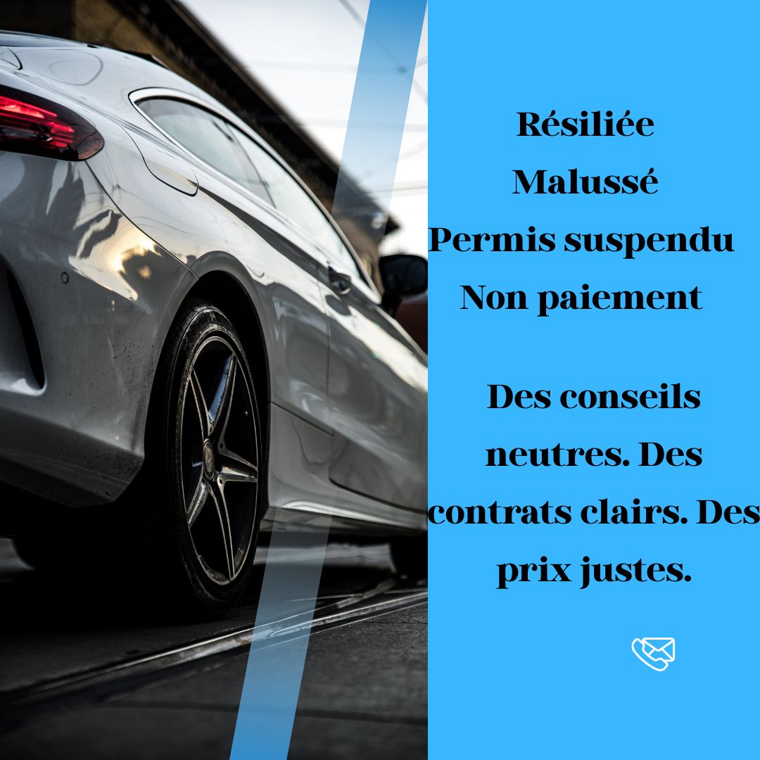 assurance auto résiliée pour non paiement